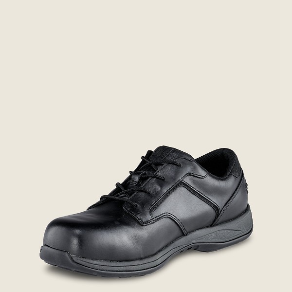 Red Wing Oxford Mens Black - Comfortpro - Soft Toe - 0294367-WL